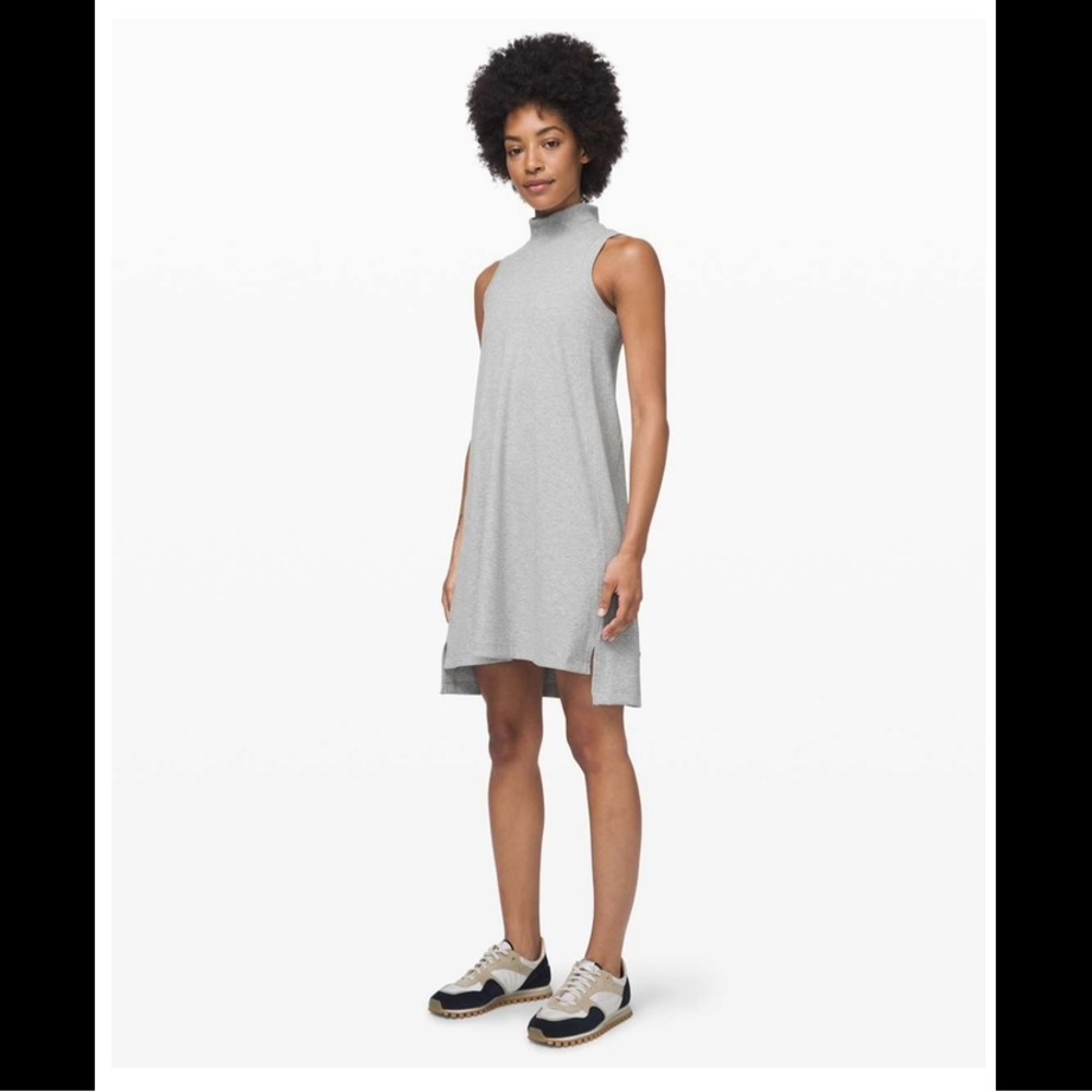Lululemon “Gone for the Week” Dress Heathered Core Light Grey XS
